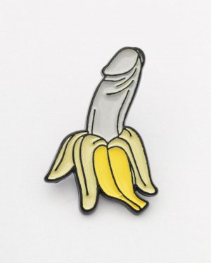 Металлический значок "Бананчик"
