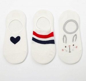 Набор женских носков (3 пары) MINAKU «Зайка»