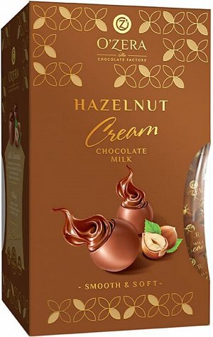 Редактировать фото «OZera», шоколадные конфеты Hazelnut Cream, 200 г