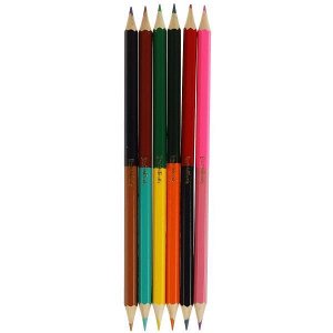CPD6-66902-ENCH Цветные карандаши ЭНЧАНТИМАЛС двусторонние, 12цв (6 шт.) Умка в кор.20*24наб