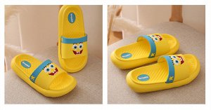 Шлепанцы детские пляжные, для бассейна - Губка Боб Yellow