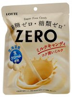 Драже Zero без сахара Молочное, Lotte, 50гр. 1/10