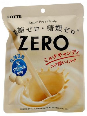 Драже Zero без сахара Молочное, Lotte, 50гр.