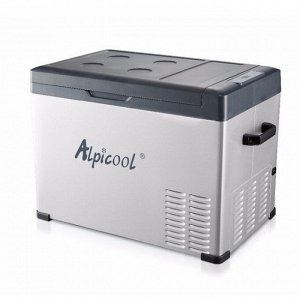 Автохолодильник компрессорный Alpicool С40 [2 положения открывания крышки, ручка магнит, 40л, 12V/24V/220V]