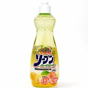 Жидкость для мытья посуды, фруктов и овощей "Грейпфрут" Kaneyo Soap Grapefruit 600 мл, шт