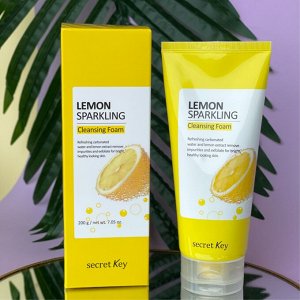 Secret Key Освежающая лимонная пенка для умывания Lemon Sparkling Cleansing Foam, 200 мл