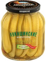 Огурчики Лукашинские Бутербродные по-европейски 670г