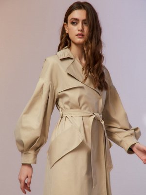 Плащ женский бежевый