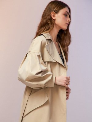 Плащ женский бежевый