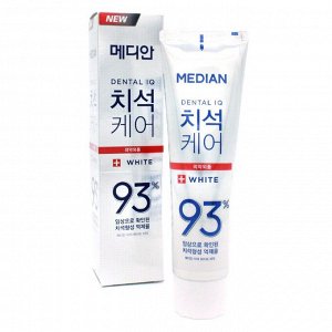 Отбеливающая зубная паста с мятой   Median  Dental IQ 93% White