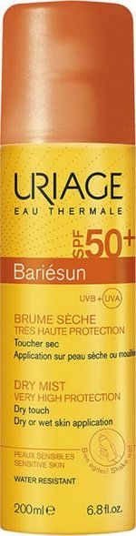 Урьяж Спрей-дымка Барьесан для защиты от солнца СУХОЕ РАСПЫЛЕНИЕ SPF50 сухая 200 мл, Uriage