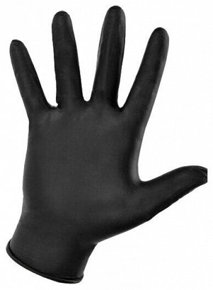 Перчатки нитриловые WALLY PLASTIC, Китай неопудренные нестерильные черные