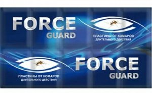 FORCE guard пластины от комаров длит.действия синие