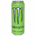 Энергетический напиток БЕЗ САХАРА со вкусом киви, лайм и кактус Monster Energy Ultra Paradise 500 мл