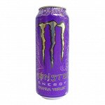 Энергетический напиток БЕЗ САХАРА со вкусом винограда и смородины Monste Ultra Violet / Энергетик Монстр 500 мл