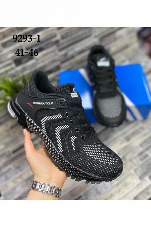 Мужские кроссовки 9293-1 черные