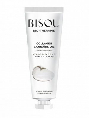 BISOU-THERAPIE Крем для рук код молодости COLLAGEN&CANNABIS OIL, 60мл #  new
