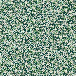 Ткань на отрез перкаль 150 см 13147/1 Романтика цвет зеленый