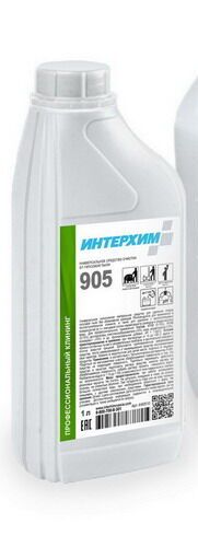 ИНТЕРХИМ 905 Универсальное средство очистки от гипсовой пыли 1л.