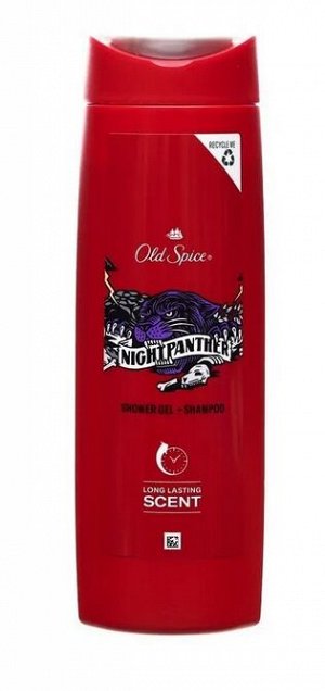 OLD SPICE Гель для душа + шампунь Nightpanther 400мл