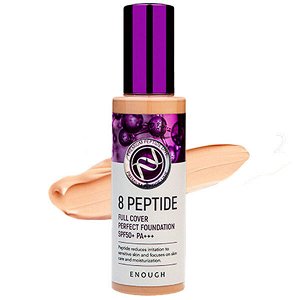 Тональный крем с пептидами Enough 8 Peptide Full Cover Perfect Foundation SPF50+ PA+++ (№13 - Светлый беж),100гр