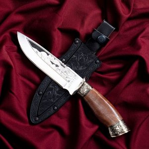 Нож туристический "Беркут" с гардой, сталь 40х13