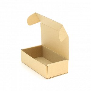 Коробка (10шт) картонная с зацепами 220*115*60 мм, бурая