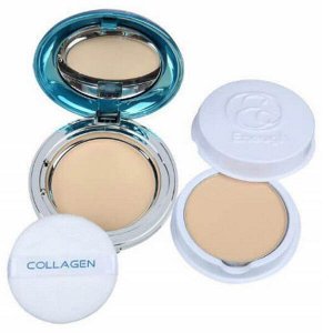 Увлажняющая пудра с коллагеном +запаска Enough Collagen Hydro Moisture Two Way Cake SPF 25 (№13 - Светлый беж), 13гр + 13гр