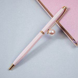 Ручка шариковая автоматическая MESHU ""Pink jewel"" синяя, 1,0мм