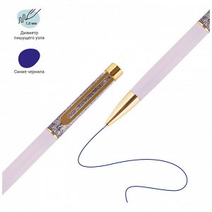 Ручка шариковая автоматическая MESHU ""Lilac sand"" синяя, 1,0мм