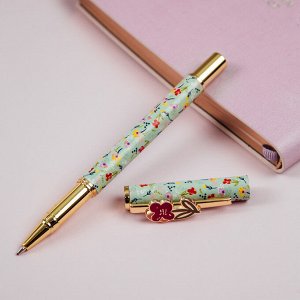 Ручка шариковая MESHU ""Bloom"" синяя, 1,0мм
