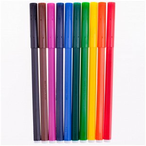 Фломастеры Centropen ""Пингвины"", 10цв., смываемые, ПВХ