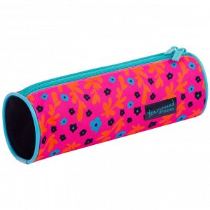 Пенал-тубус 2 отделения, 210*70 Berlingo ""Pink pattern"", полиэстер
