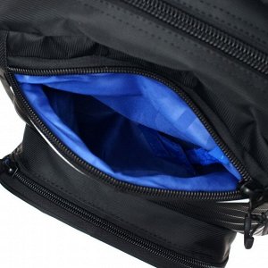 Рюкзак молодежный эргономичная спинка Grizzly, 42 х 32 х 22 см, синий
