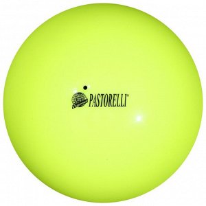 Мяч гимнастический Pastorelli New Generation FIG, 18 см, цвет цвет жёлтый флуоресцентный