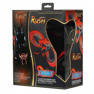 Компьютерная гарнитура Smart Buy SBHG-1300 RUSH SNAKE игровая (black/red)