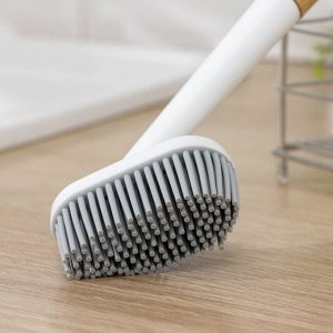 Щётка для посуды Доляна Meli, бамбуковая ручка, ворс TPR 2 см, 3,5×25 см