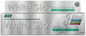 Зубная паста White Glo Bio-Enzime. 100гр. Отбеливающая паста с биоэнзимами. Содержит экстракт ананаса, папайи, витамин Е.
