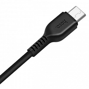 Кабель USB - Type-C Hoco X13 Easy  100см 2,4A (black)