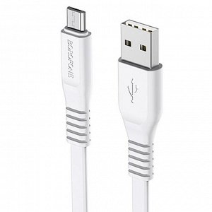 Кабель USB - micro USB Borofone BX23 Wide (white)