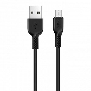 Кабель USB - micro USB Hoco X13 Easy для HTC/Samsung (100 см) (black)