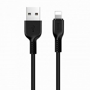 Кабель USB - Apple lightning Hoco X20 Snowy Spirit, 100 см. (black)