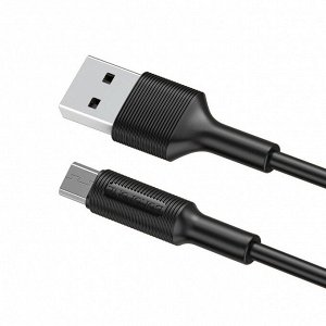 Кабель USB - micro USB Borofone BX1  100см 2A (black)