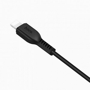 Кабель USB - Apple lightning Hoco X20 Snowy Spirit  100см 2,4A (black)