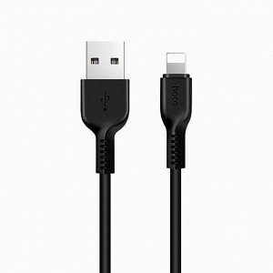 Кабель USB - Apple lightning Hoco X20 Snowy Spirit  200см 2,4A (black)