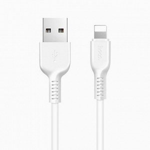 Кабель USB - Apple lightning Hoco X20 Starlight Glare  200см 2,4A (white)