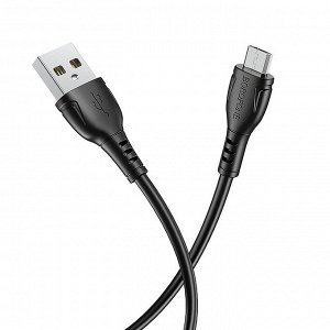 Кабель USB - micro USB Borofone BX51  100см 2,4A (black)