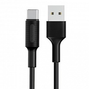 Кабель USB - Type-C Borofone BX1 EzSync (black)