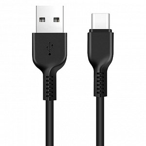 Кабель USB - Type-C Hoco X13 Easy  100см 2,4A (black)