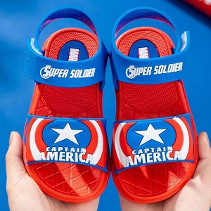 Сандали детские для мальчиков - "Капитан Америка" Captain America